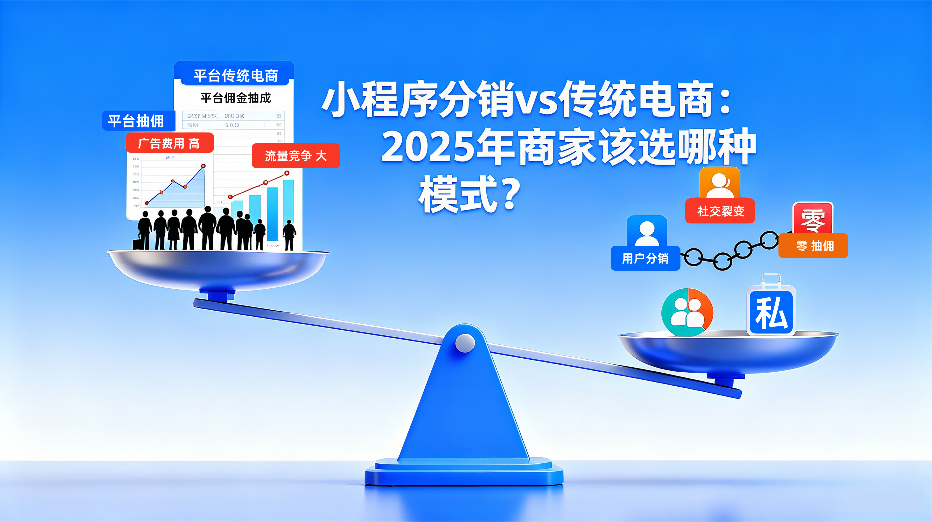 小程序分销vs传统电商：2025年商家该选哪种模式？
