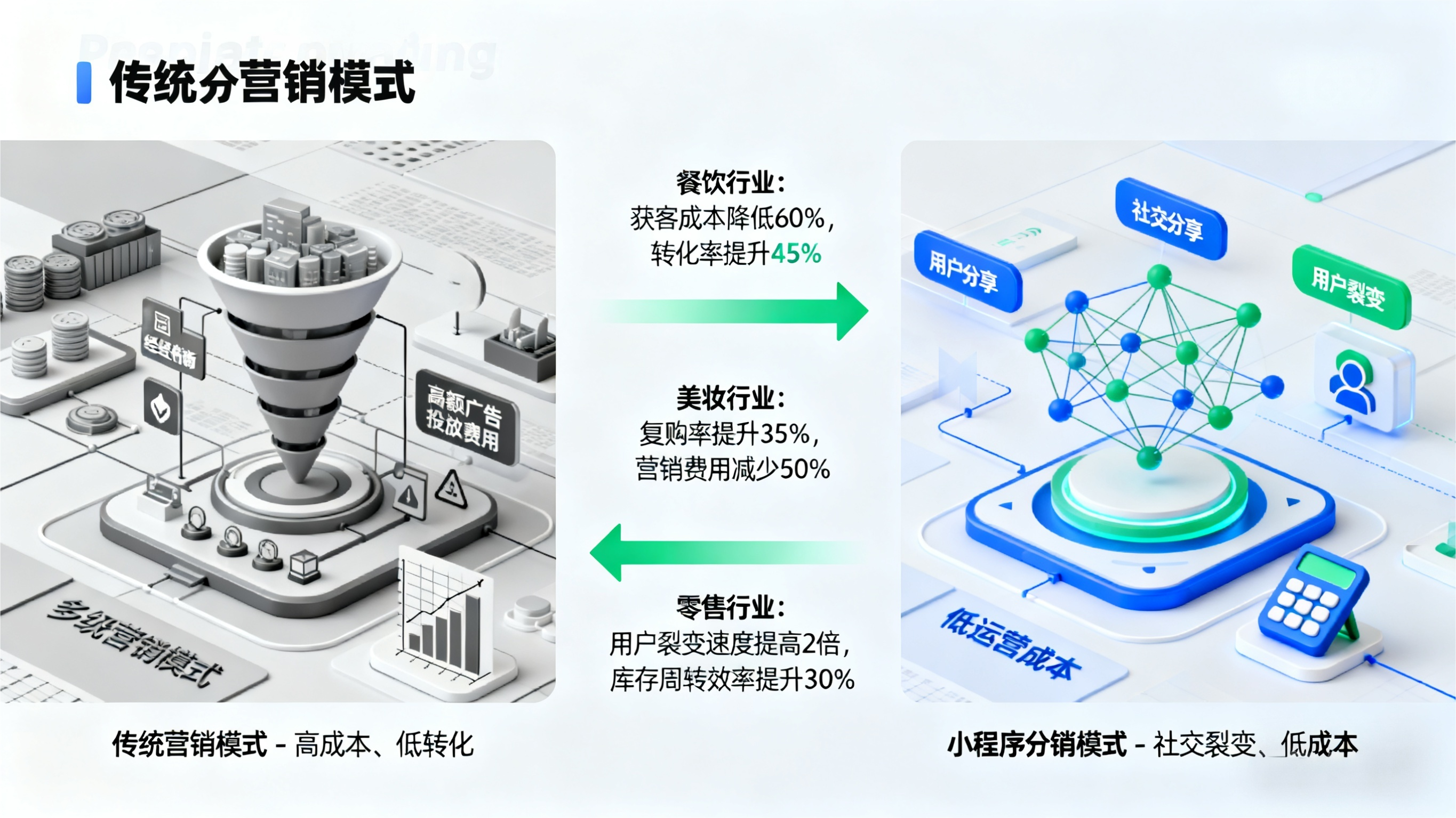 流量成本降 50%！餐饮 / 美妆 / 零售用小程序分销实现指数级增长，案例 + 技巧全分享