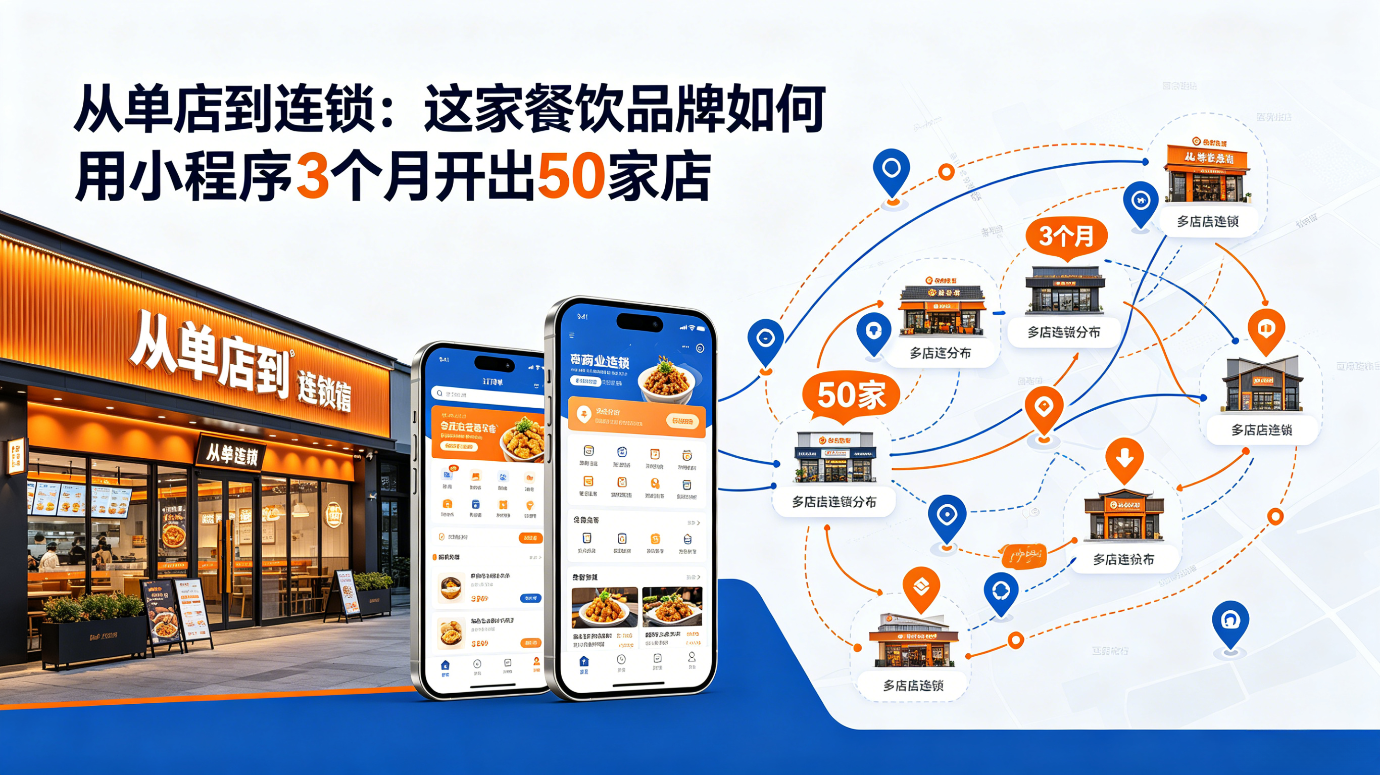 从单店到连锁：这家餐饮品牌如何用小程序3个月开出50家店