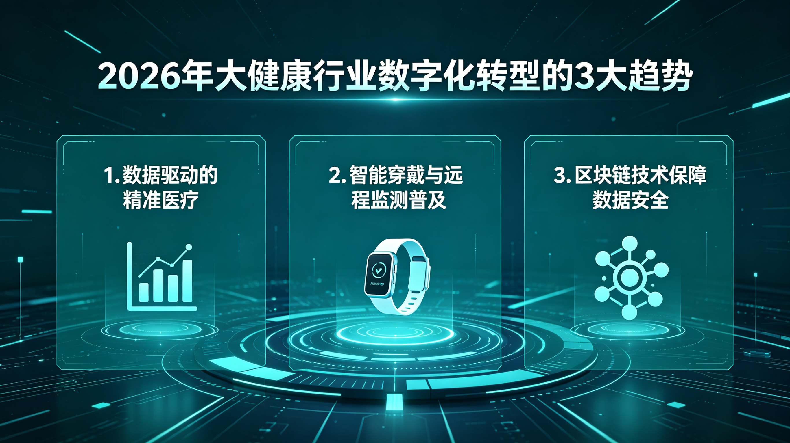 2026年大健康行业数字化转型的3大趋势