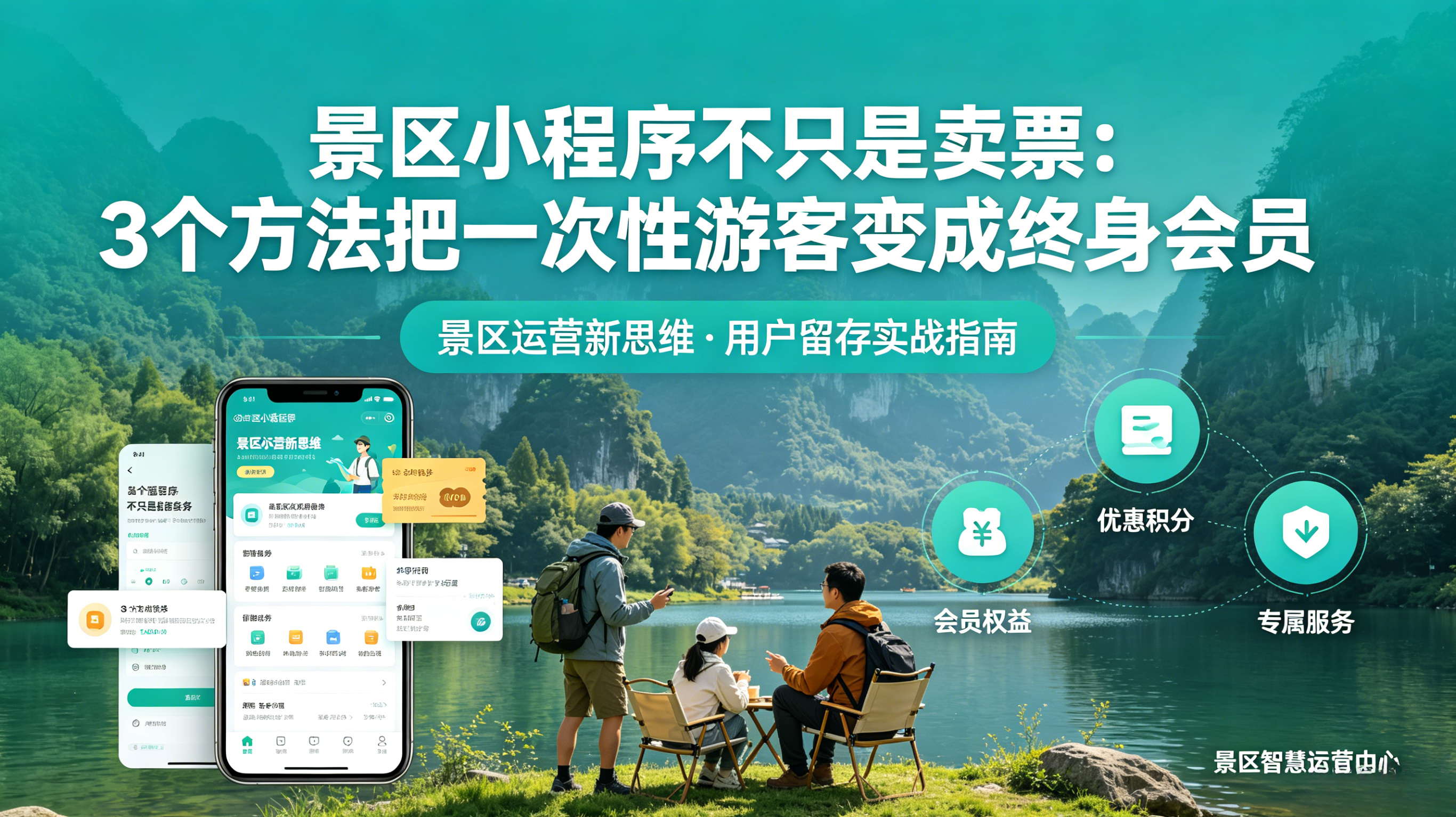 景区小程序不只是卖票：3个方法把"一次性游客"变成"终身会员"