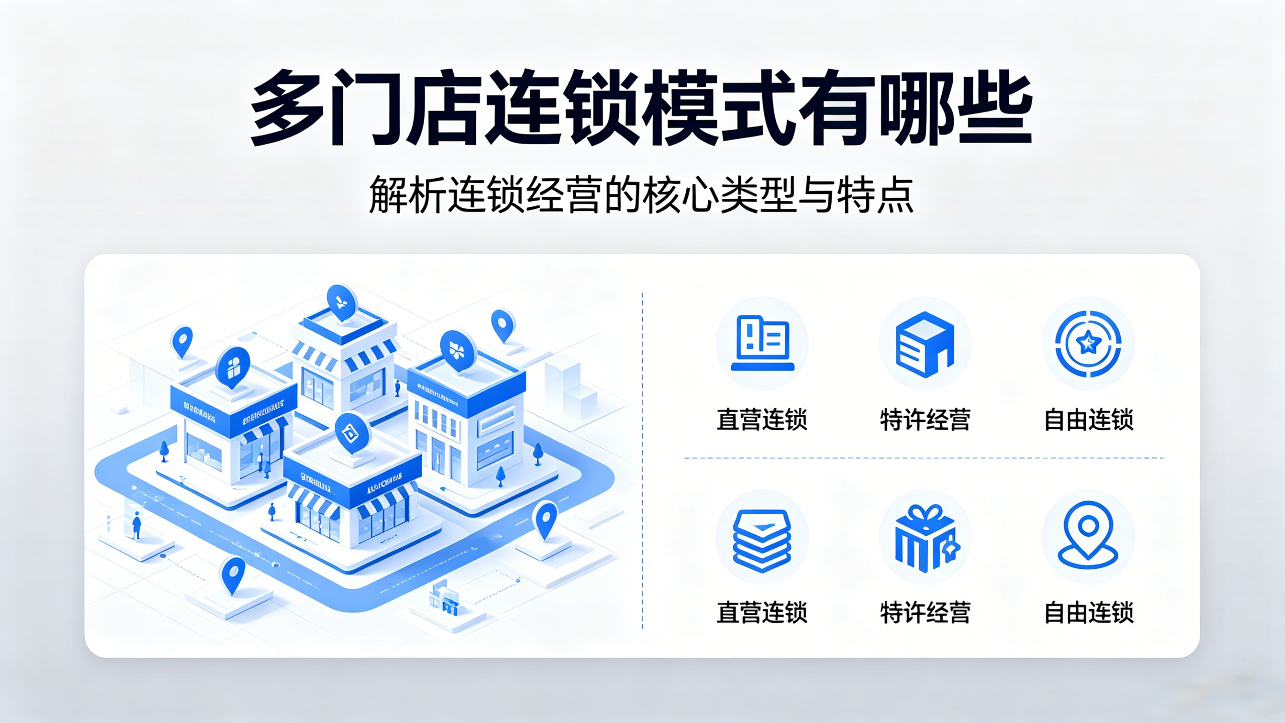 多门店连锁模式有哪些