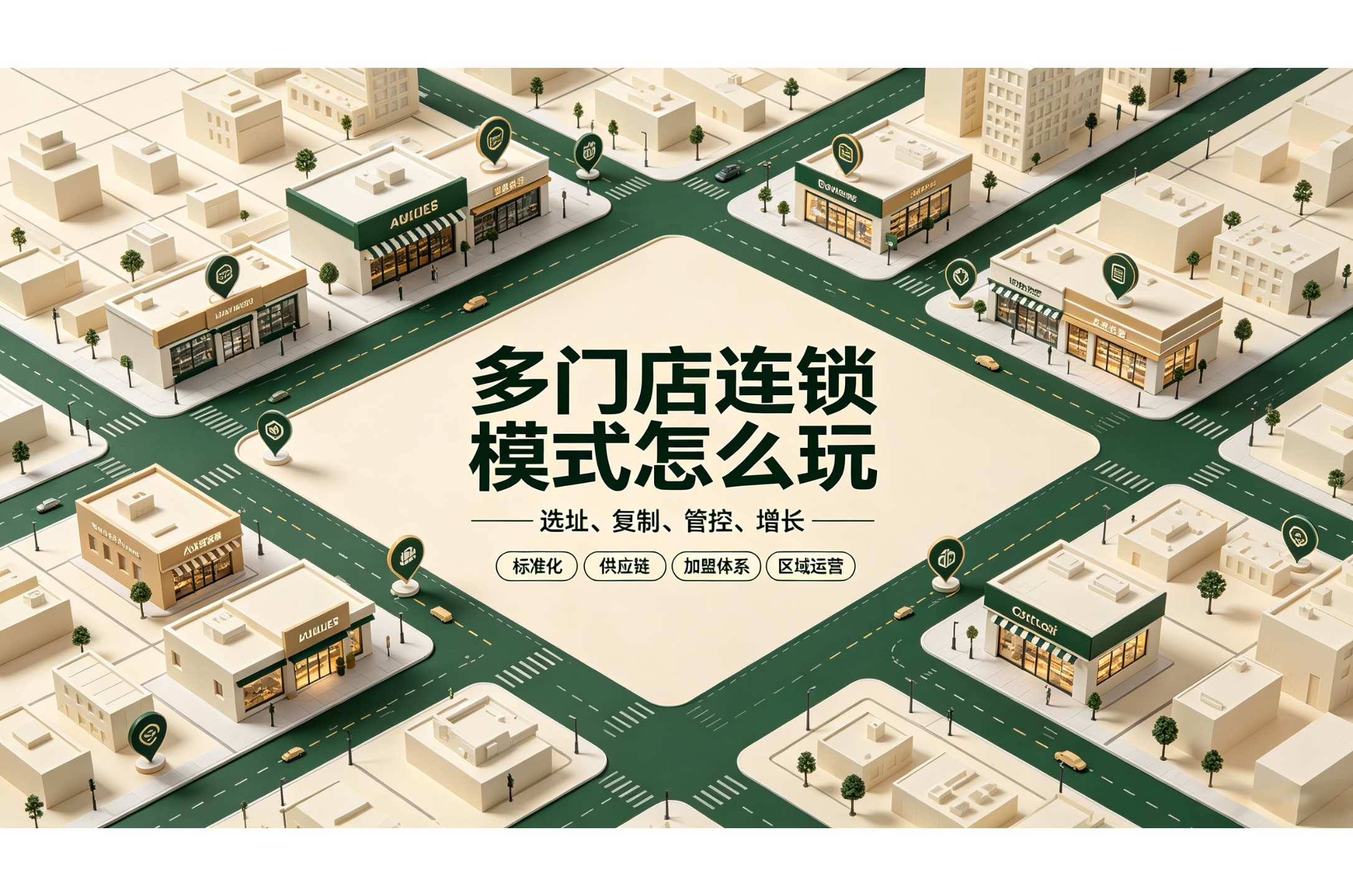 多门店连锁模式怎么玩？总部管控+门店裂变的落地步骤