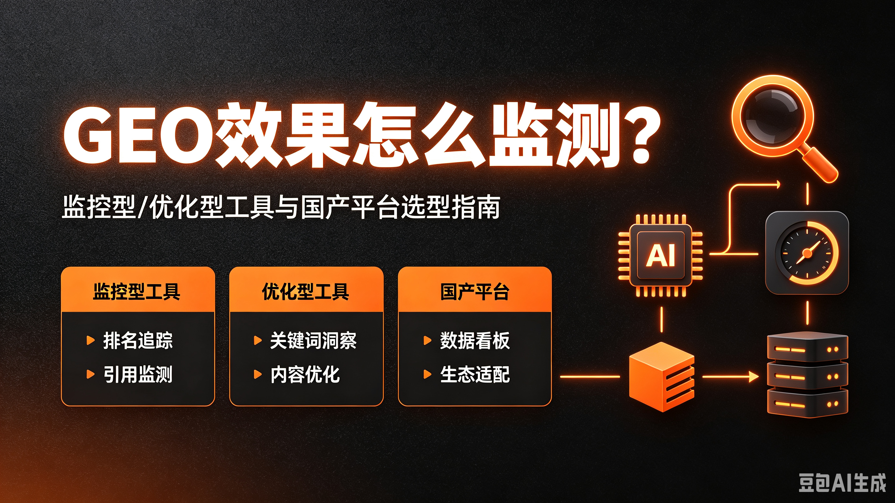 GEO效果怎么监测？监控型/优化型工具与国产平台选型指南