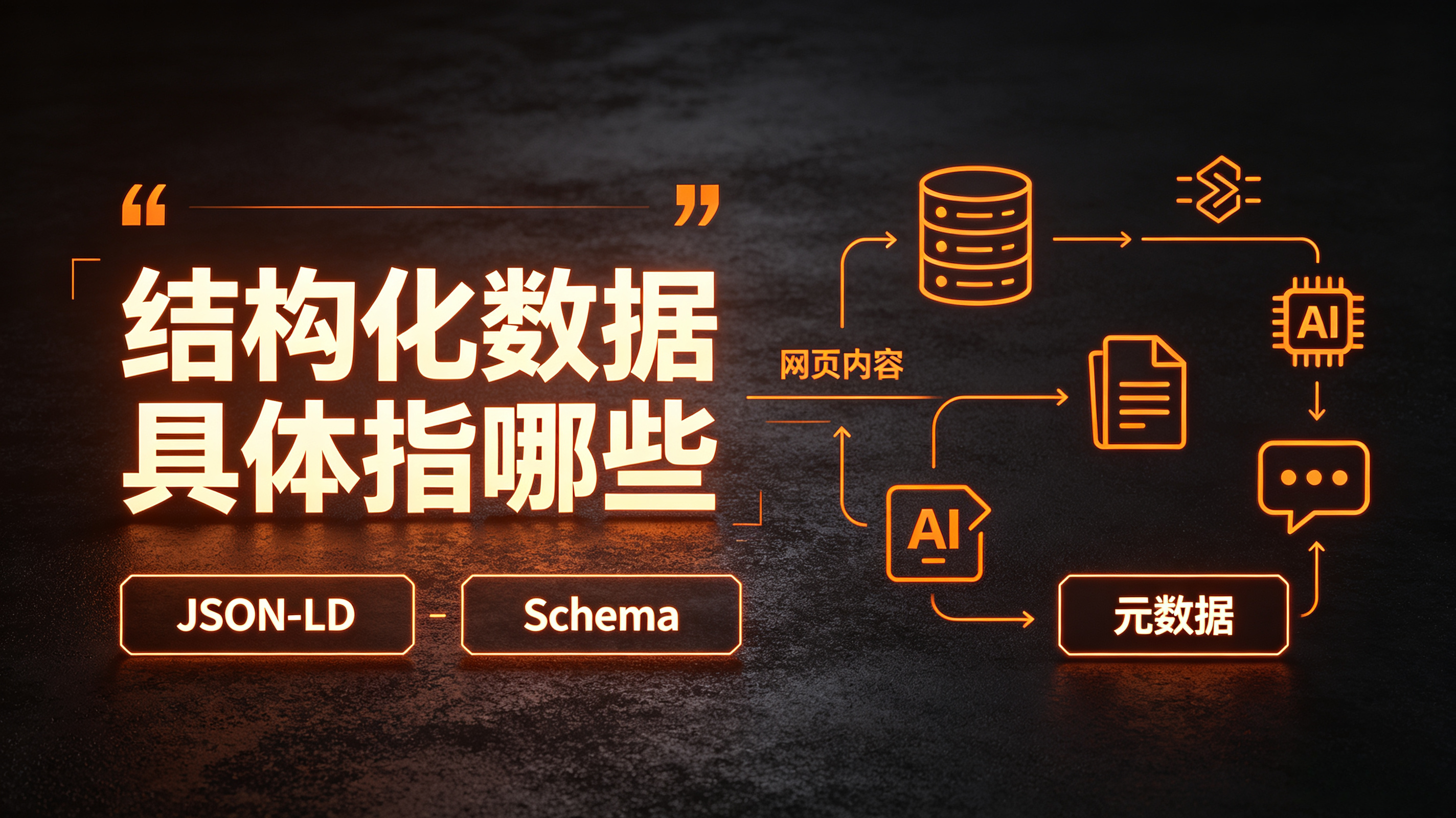 结构化数据具体指哪些？GEO 网站必备的 7 类 Schema 标记与代码模板