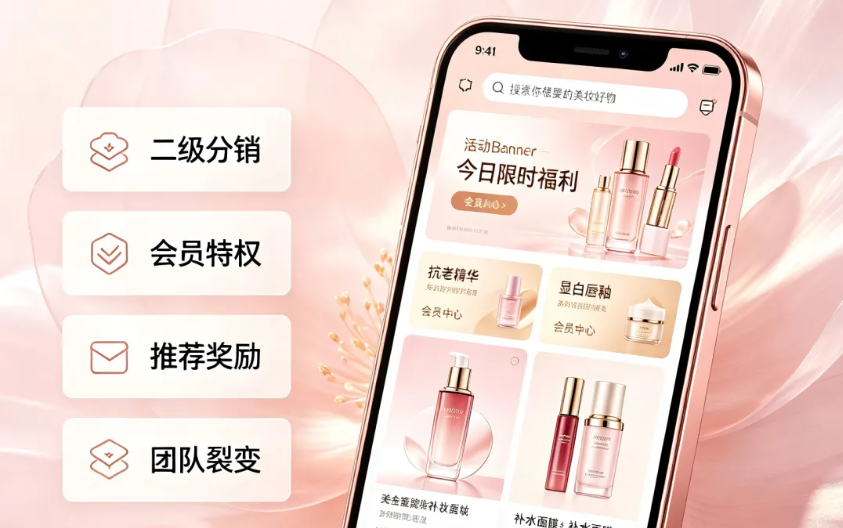 美丽芭芭化妆品私域分销实战拆解：一套可复制的美妆小程序增长闭环